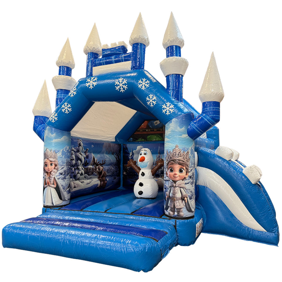 Dmuchany zamek Aframe Midi Księżniczka Śniegu OS