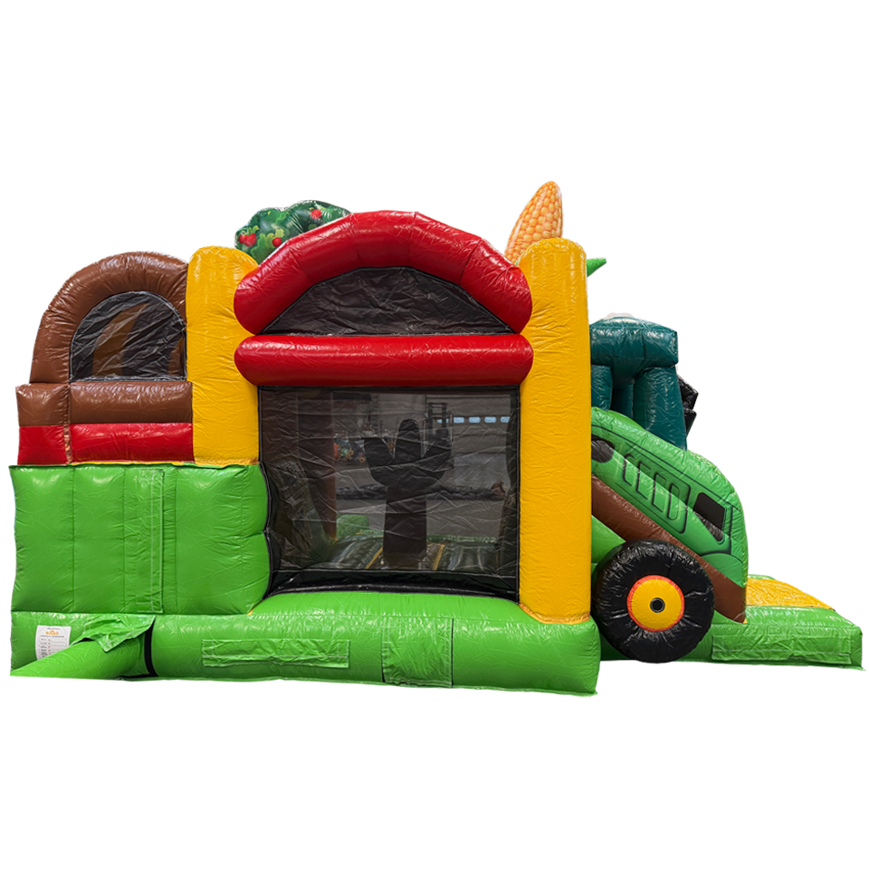 Bouncy Castle with 2 Slides 3D Farm