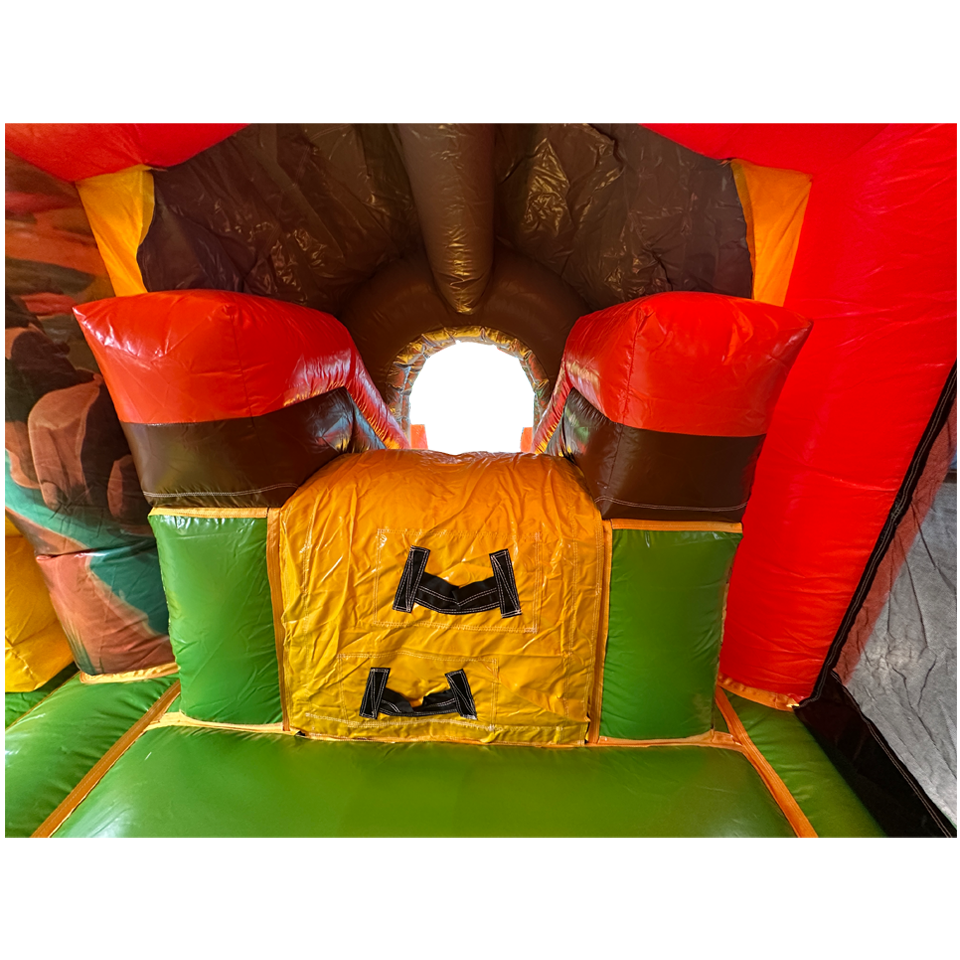 Bouncy Castle with 2 Slides 3D Safari