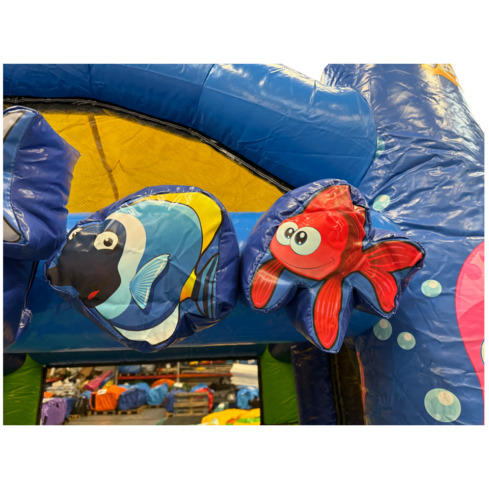 Inflatable with 2 Slides Sea