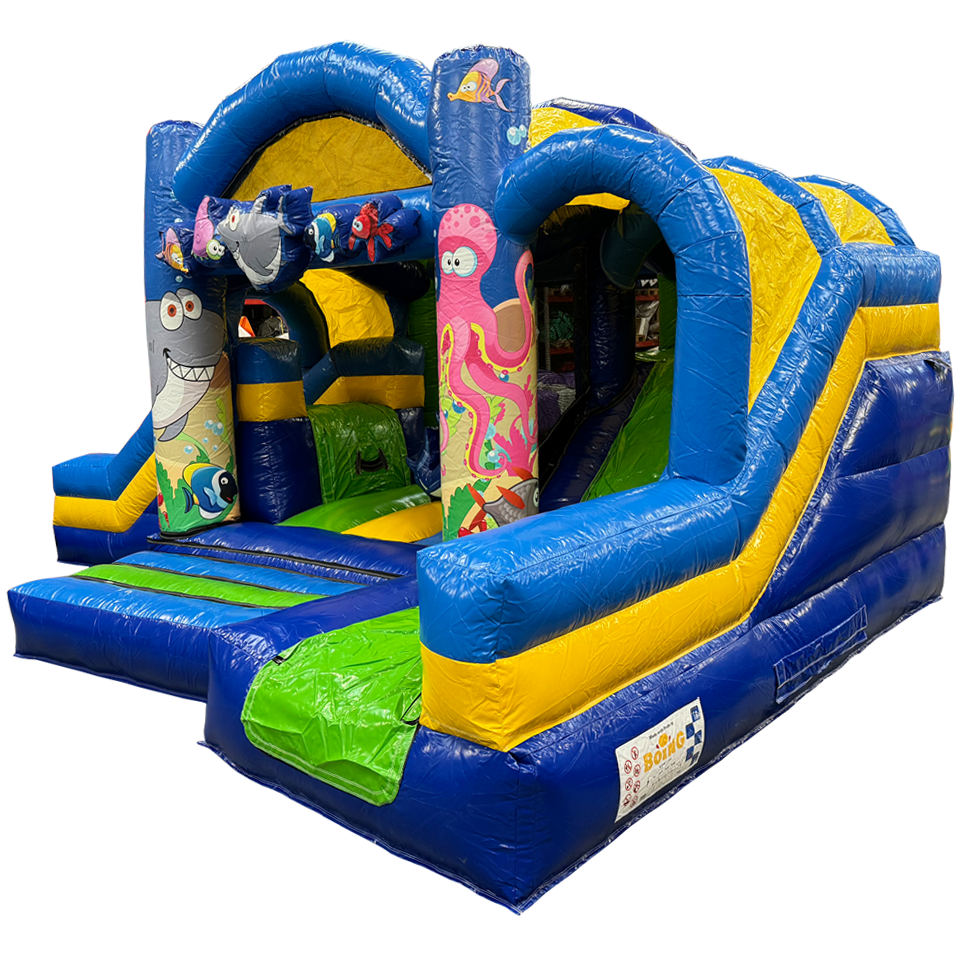 Inflatable with 2 Slides Sea