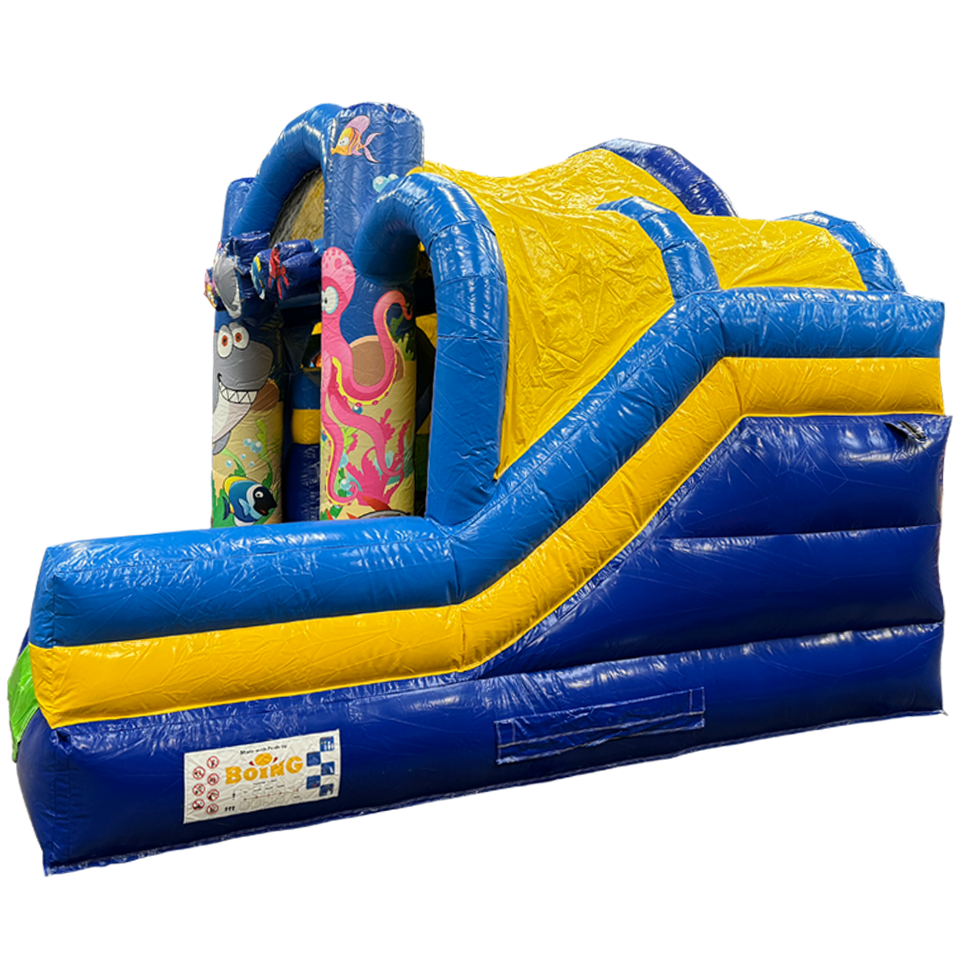 Inflatable with 2 Slides Sea