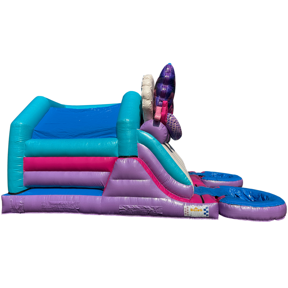 Combo Midi 2 Slides Glitter Mermaid Inflatable