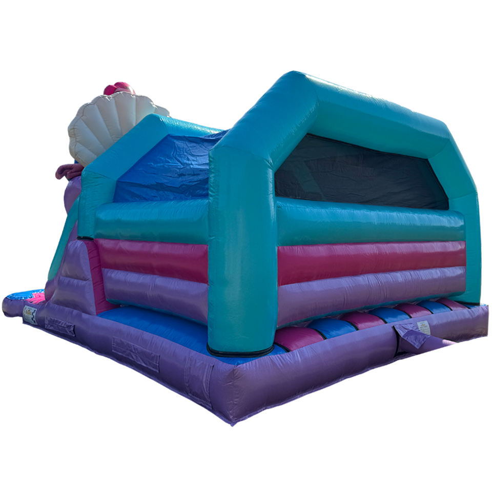Combo Midi 2 Slides Glitter Mermaid Inflatable