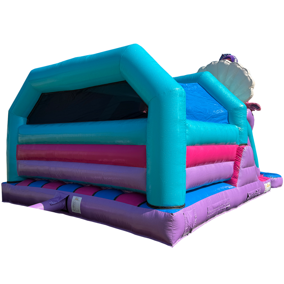 Combo Midi 2 Slides Glitter Mermaid Inflatable