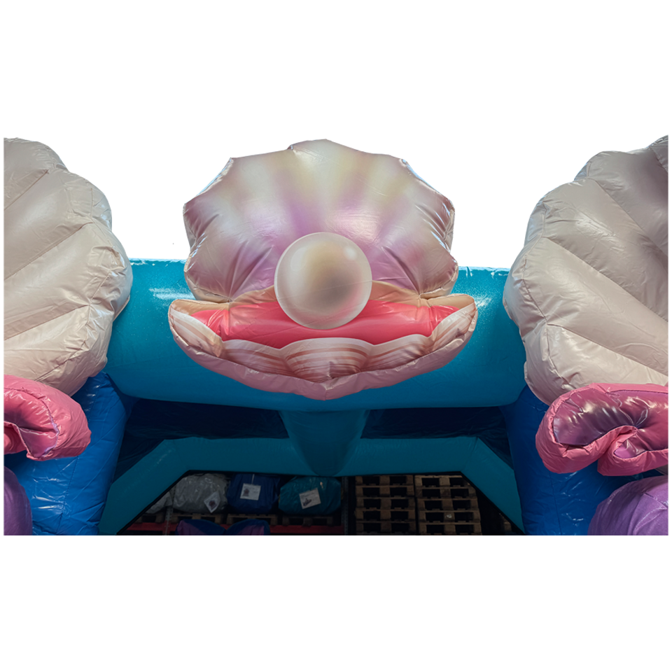 Combo Midi 2 Slides Glitter Mermaid Inflatable