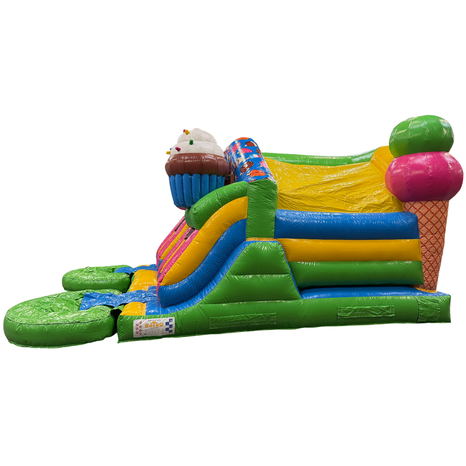 Combo Midi 2 Slides Ice Creams Inflatable