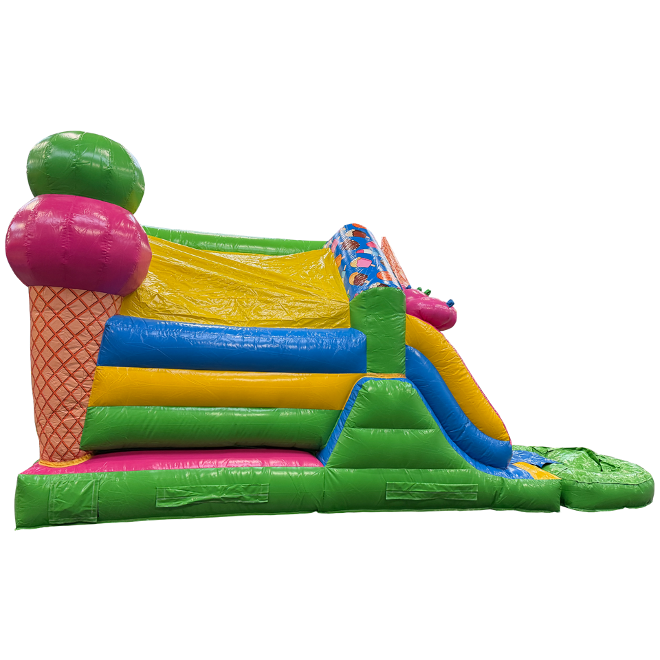 Combo Midi 2 Slides Ice Creams Inflatable