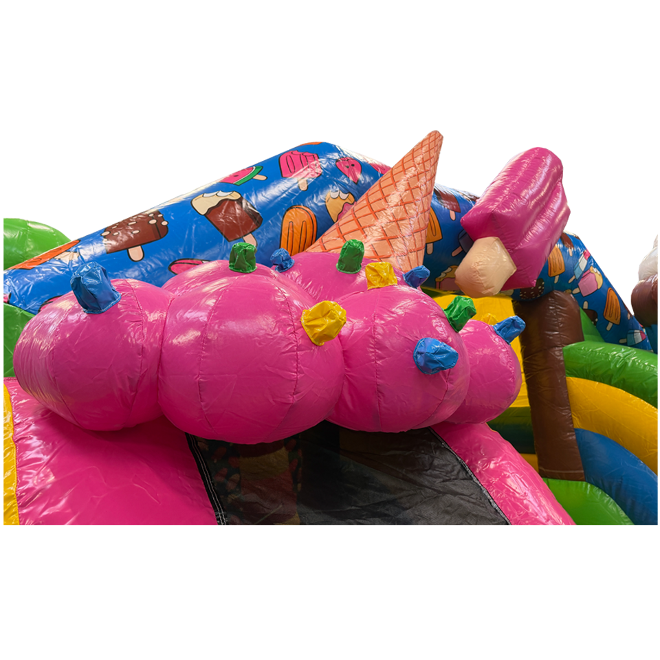 Combo Midi 2 Slides Ice Creams Inflatable