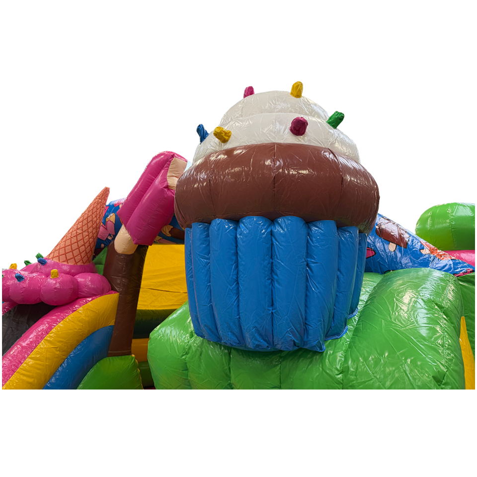 Combo Midi 2 Slides Ice Creams Inflatable