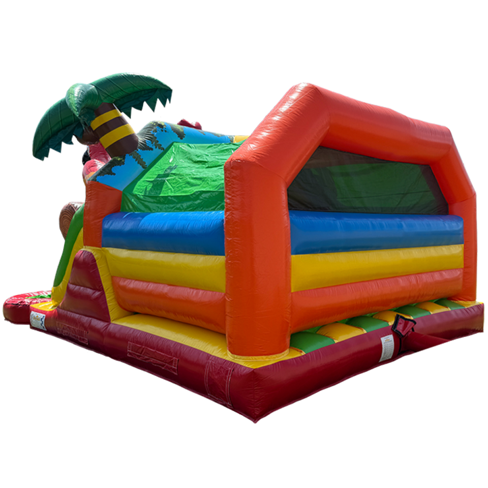 Combo Midi 2 Slides Parrot Inflatable