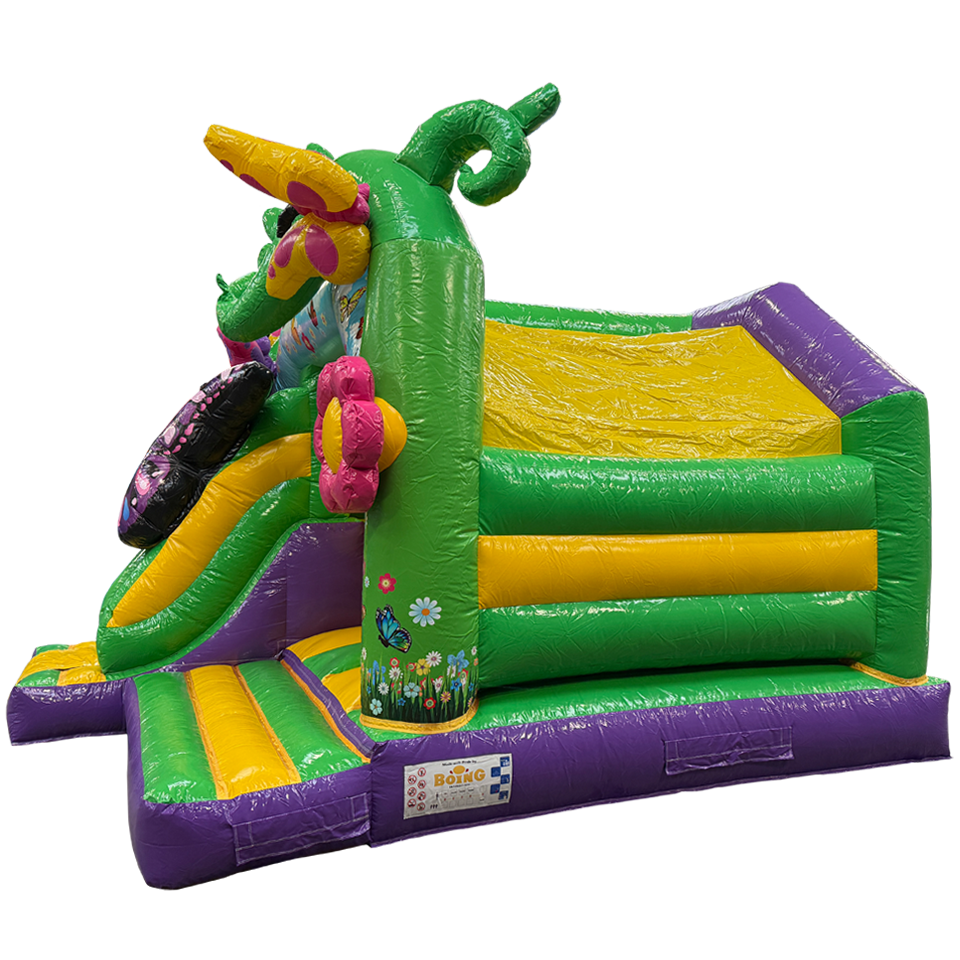 Combo Midi 3D Butterfly Inflatable With Obstacle