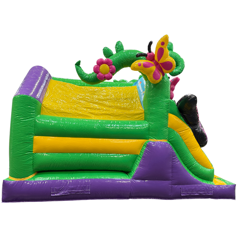Combo Midi 3D Butterfly Inflatable With Obstacle