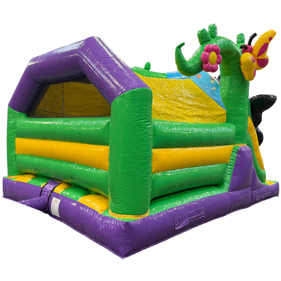Combo Midi 3D Butterfly Inflatable With Obstacle