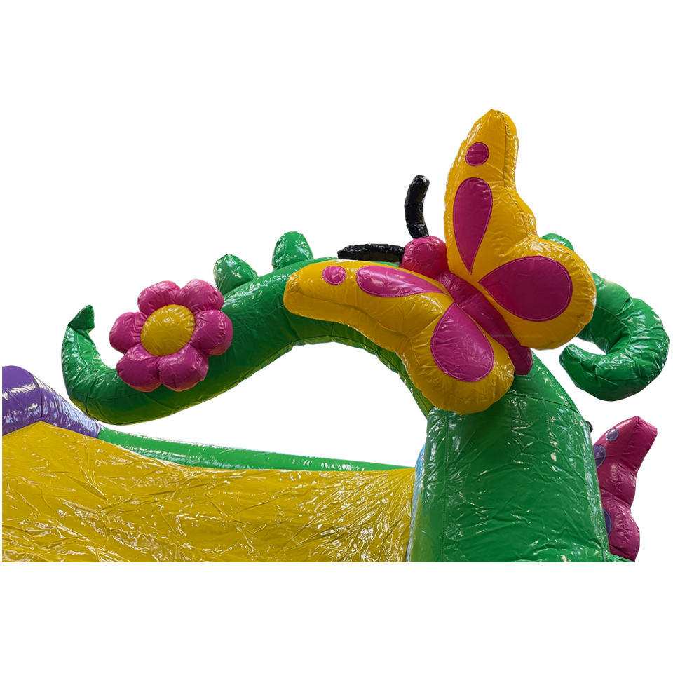 Combo Midi 3D Butterfly Inflatable With Obstacle