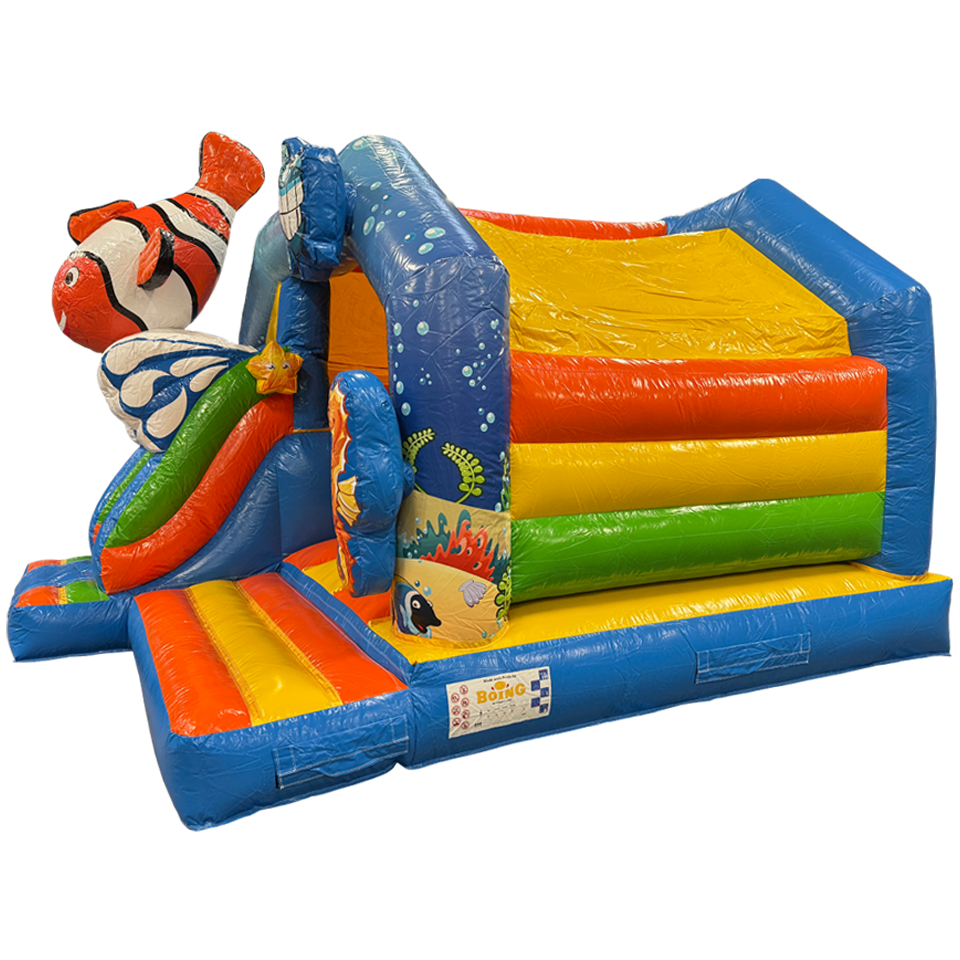 Combo Midi 3D Clownfish Inflatable with Obstacles