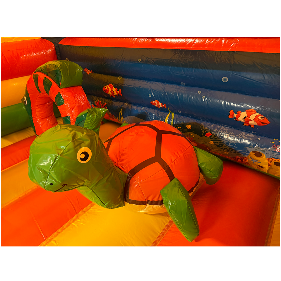 Combo Midi 3D Clownfish Inflatable with Obstacles