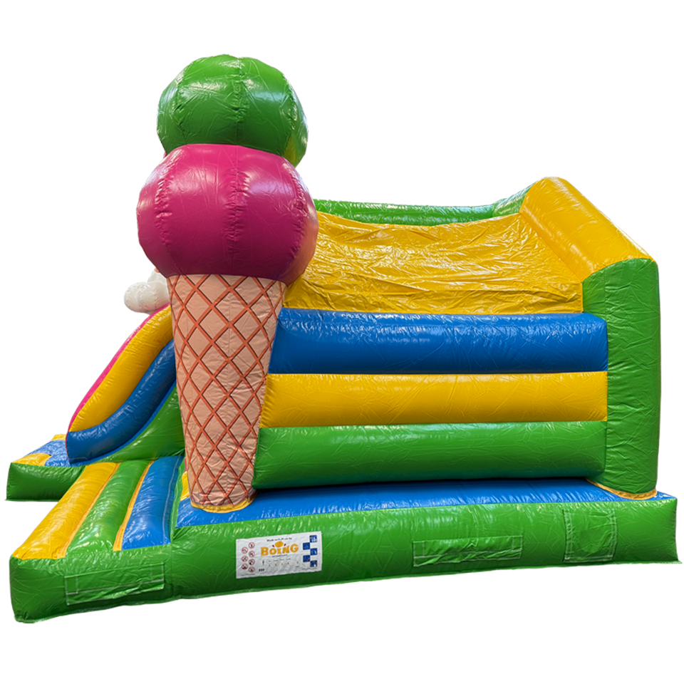 Combo Midi 3D Ice Creams Inflatable with Obstacles