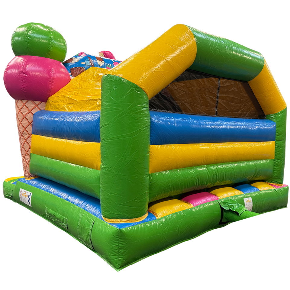 Combo Midi 3D Ice Creams Inflatable with Obstacles