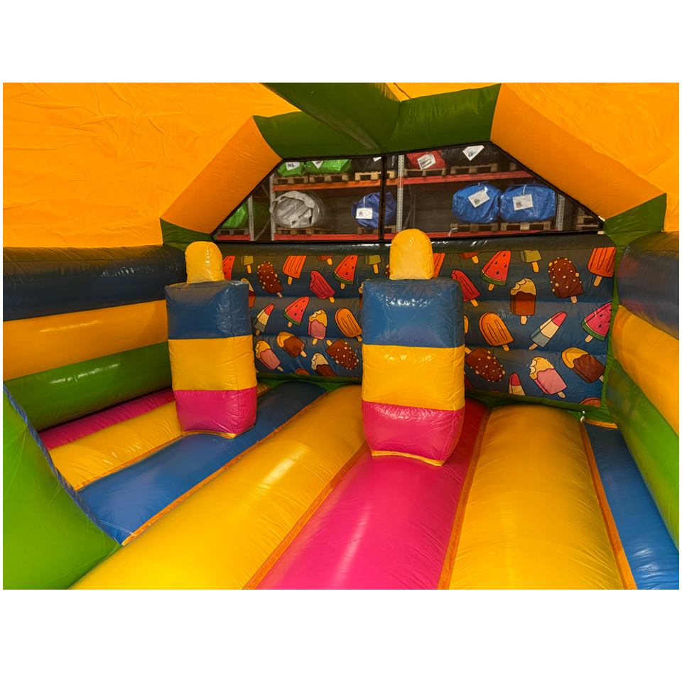 Combo Midi 3D Ice Creams Inflatable with Obstacles