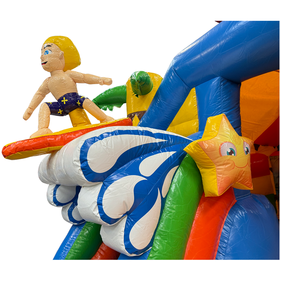 Surfer op golf