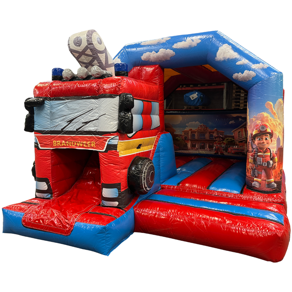 Combo Mini 3D Fire Truck Inflatable