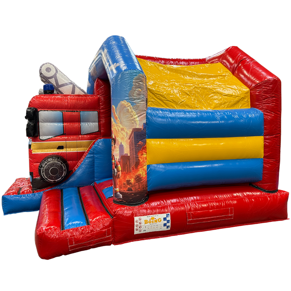 Combo Mini 3D Fire Truck Inflatable