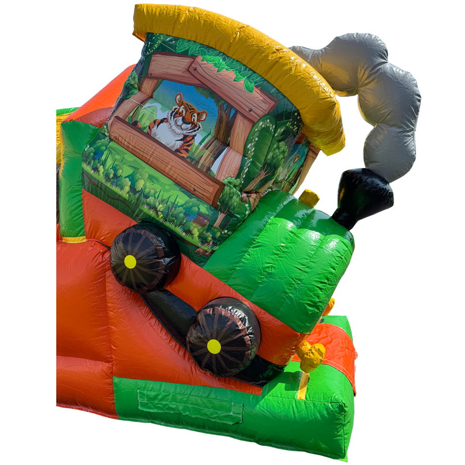 Combo Mini 3D Jungle Train Inflatable