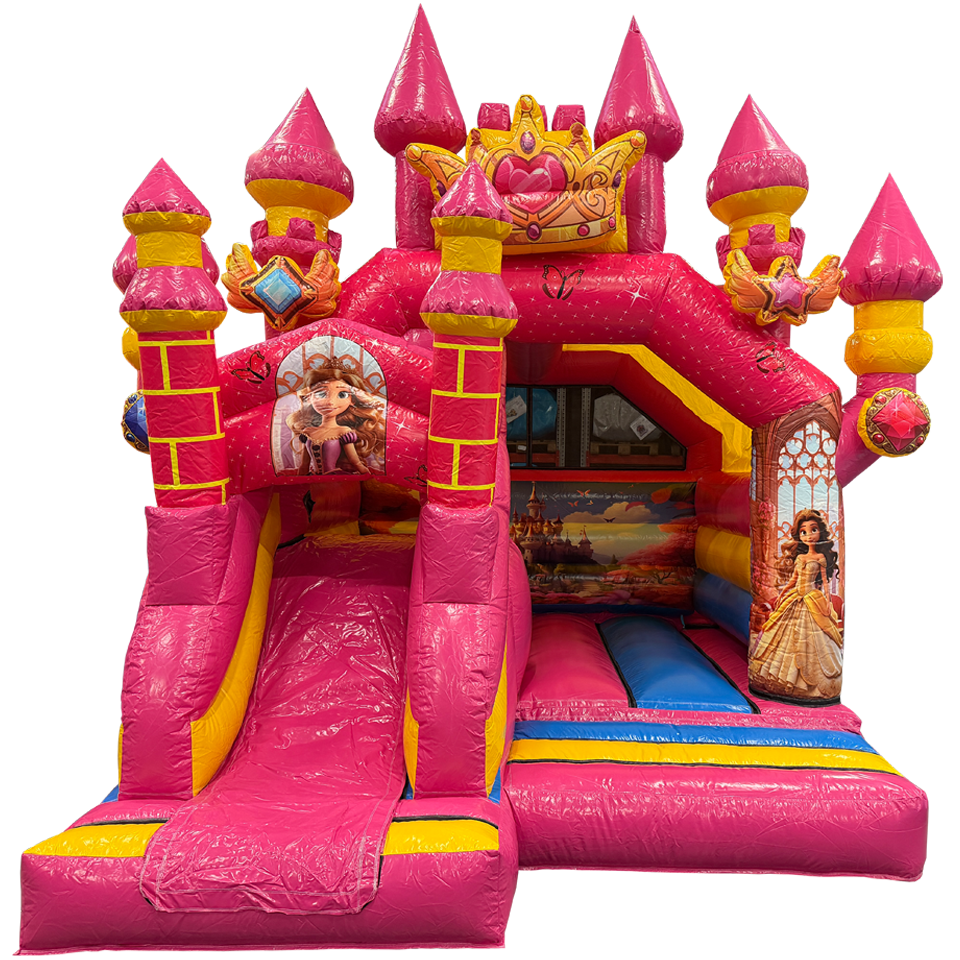 Combo Mini 3D Princess Castle Inflatable