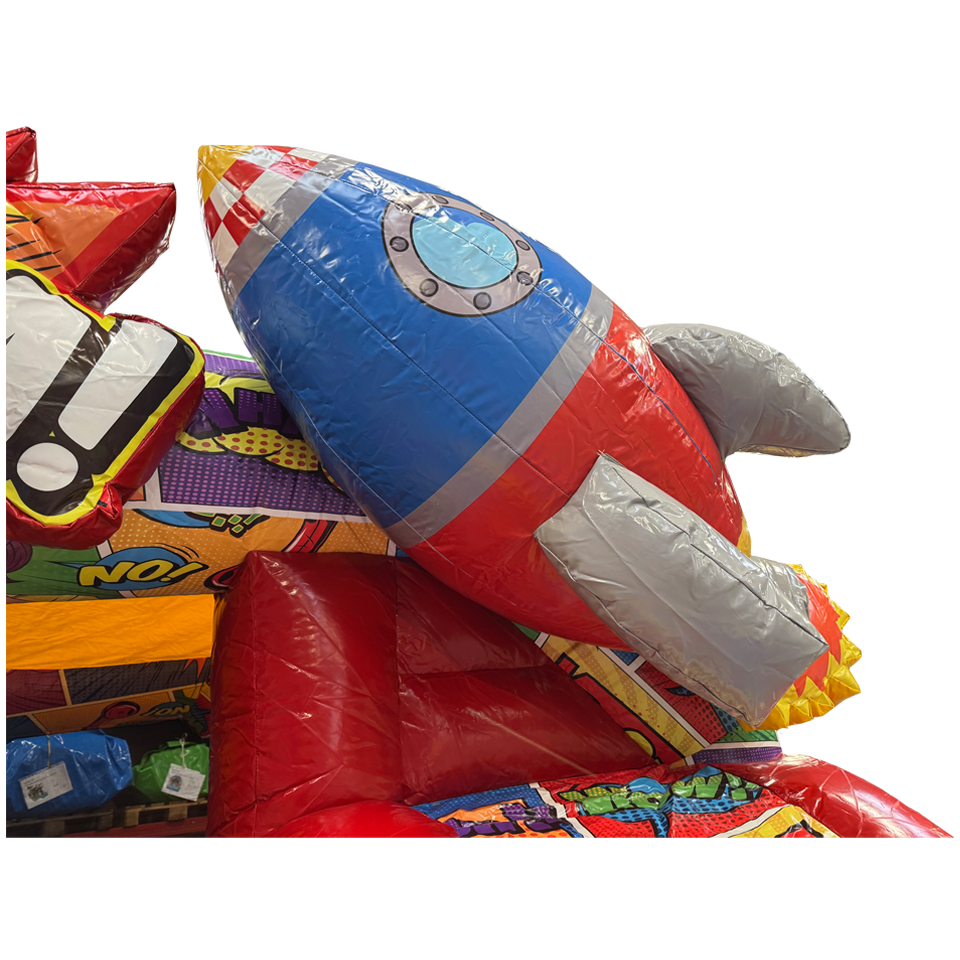Combo Midi 2 Slides Comic Inflatable