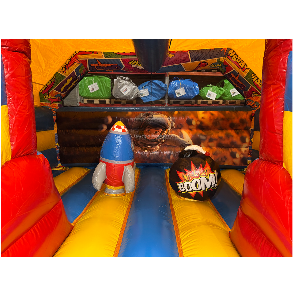 Combo Midi 2 Slides Comic Inflatable
