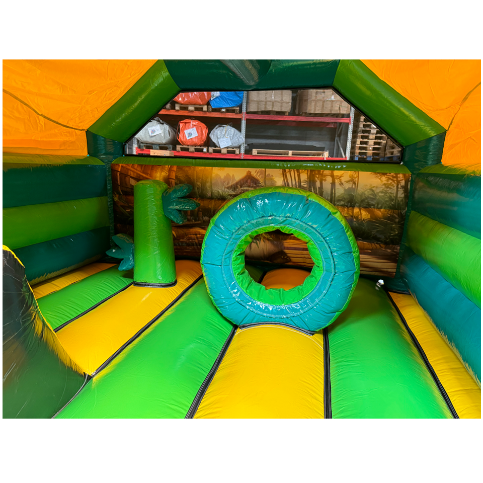 Combo Midi 3D Panda Inflatable with Obstacles