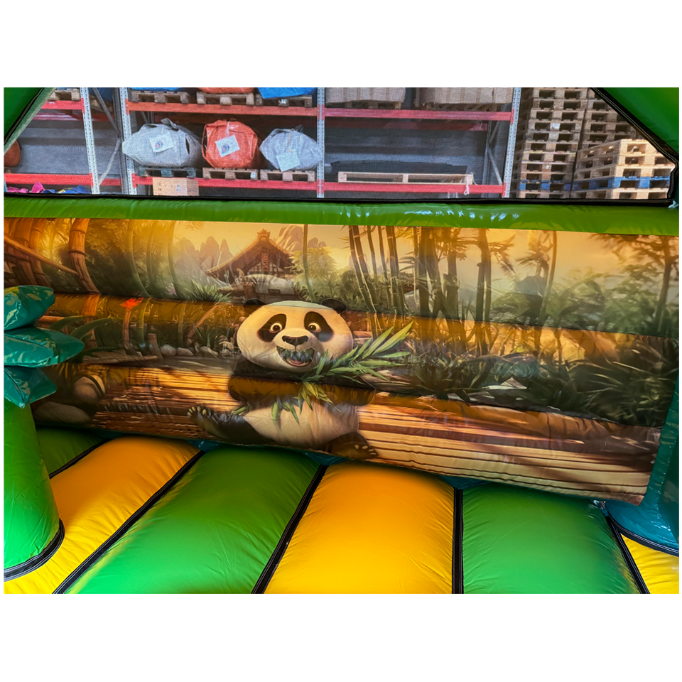 Combo Midi 3D Panda Inflatable with Obstacles