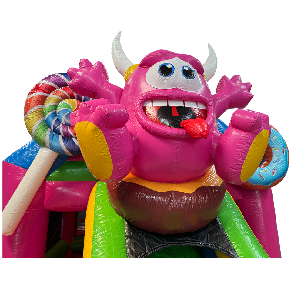 Dmuchany zamek Fframe Midi Cookie Monster