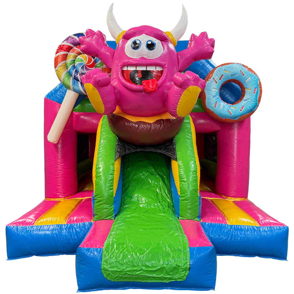 Dmuchany zamek Fframe Midi Cookie Monster