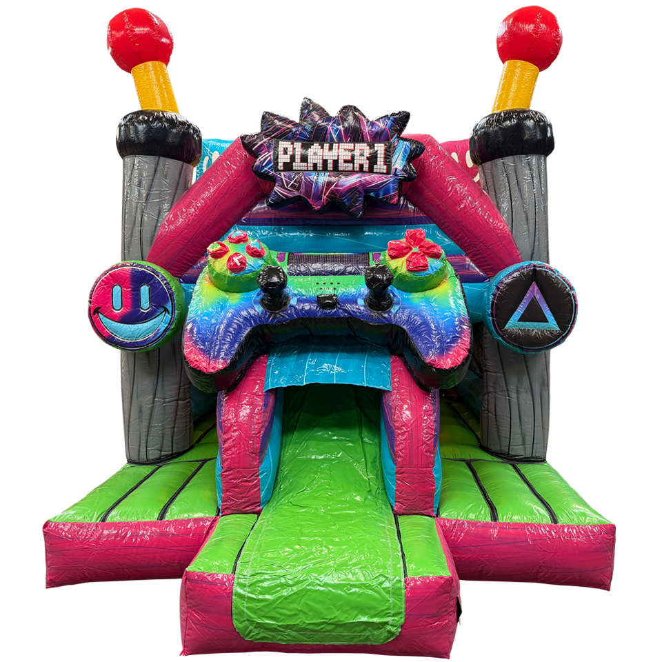 Fframe Midi Level Up Castelo Insuflável