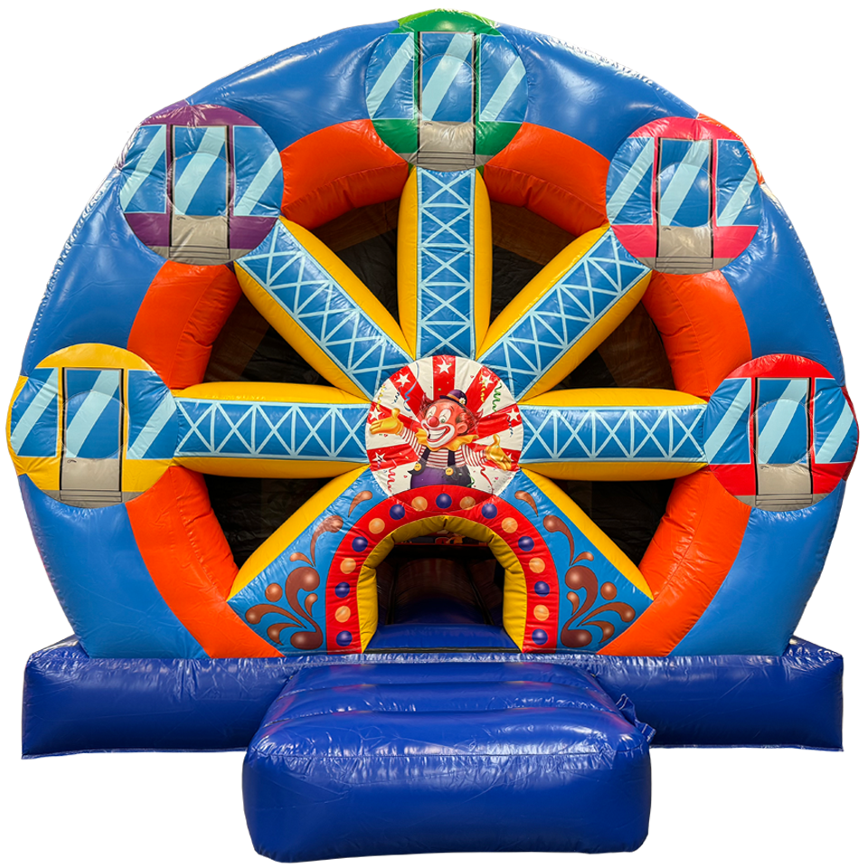 Front Play Midi Reuzenrad Springkasteel 