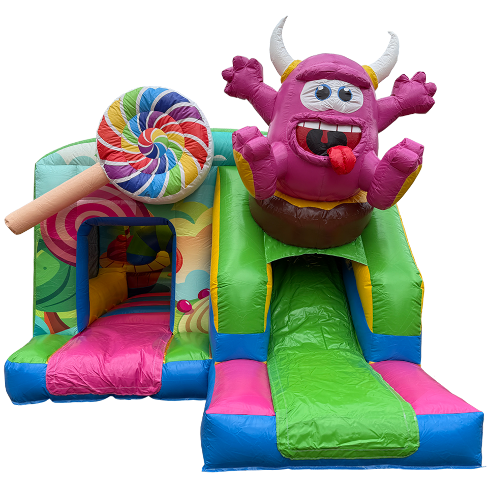Funbox Midi Cookie Monster Fuchsia Inflatable