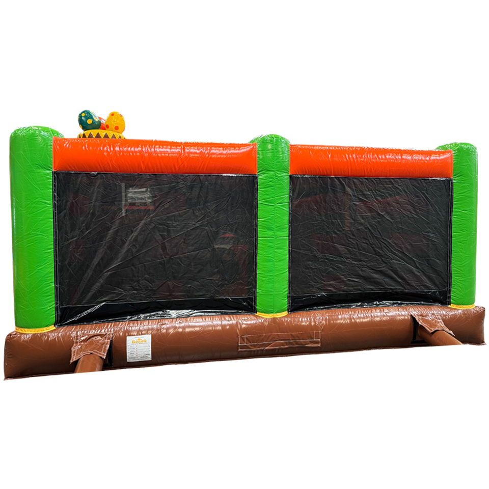 Multiplay Maxi 2 Slides Dinosaur Inflatable
