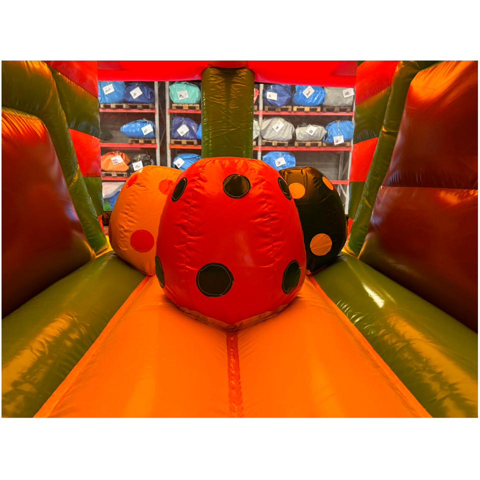 Multiplay Maxi 2 Slides Dinosaur Inflatable