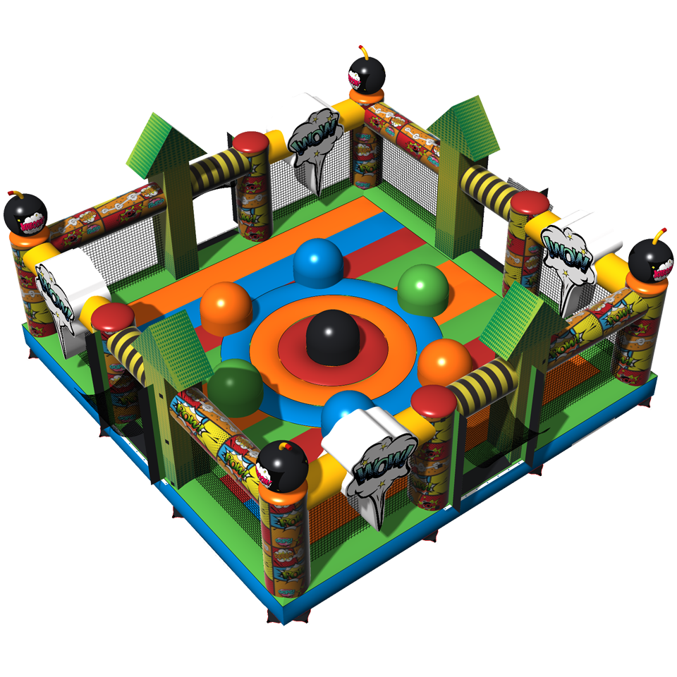 Gra Square Game Rock N Balance Pop Art