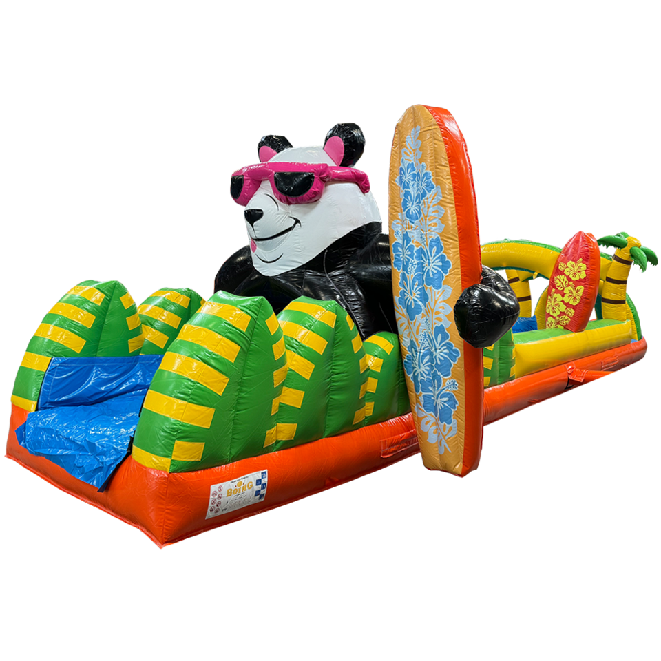 Belly Slide Surfing Panda