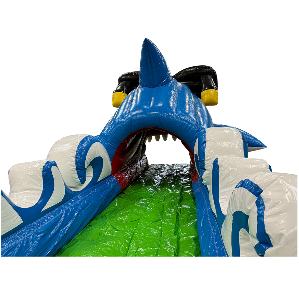 Belly Slide Surfing Shark