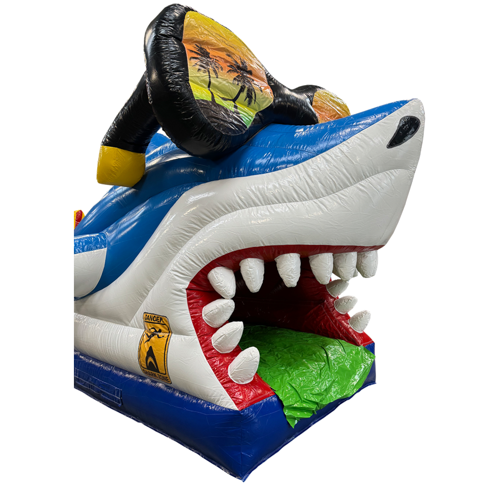 Belly Slide Surfing Shark