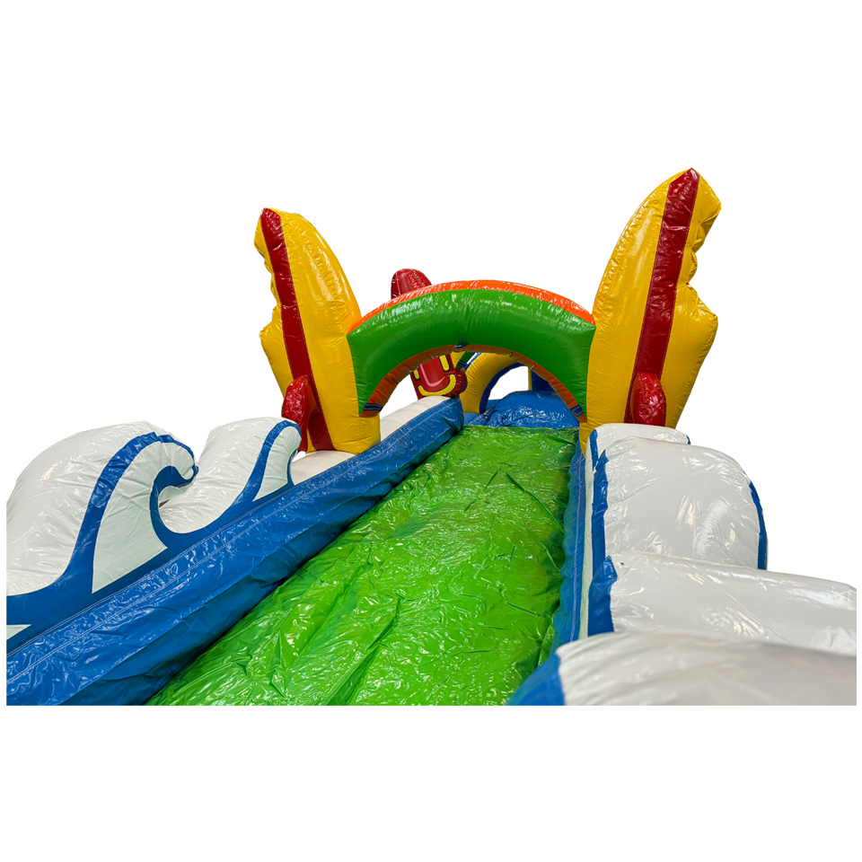 Belly Slide Surfing Shark