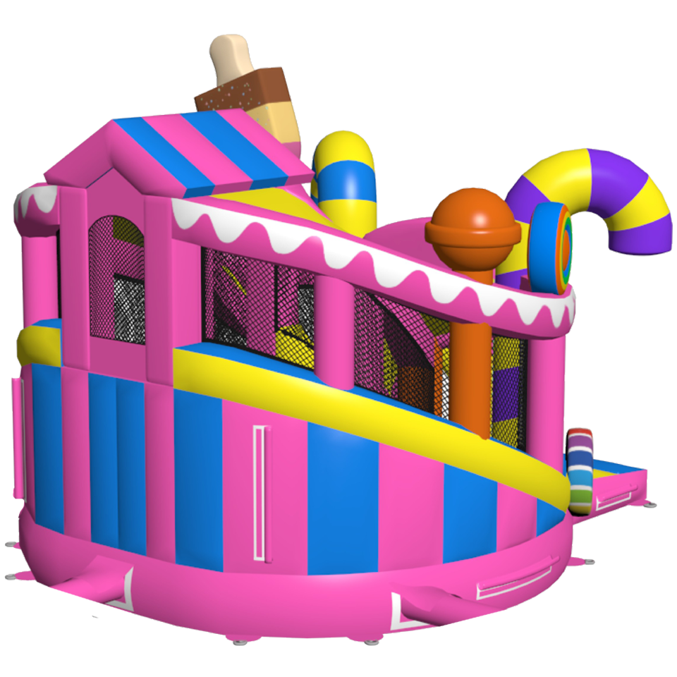 Twist N Slide Level Up Inflatable