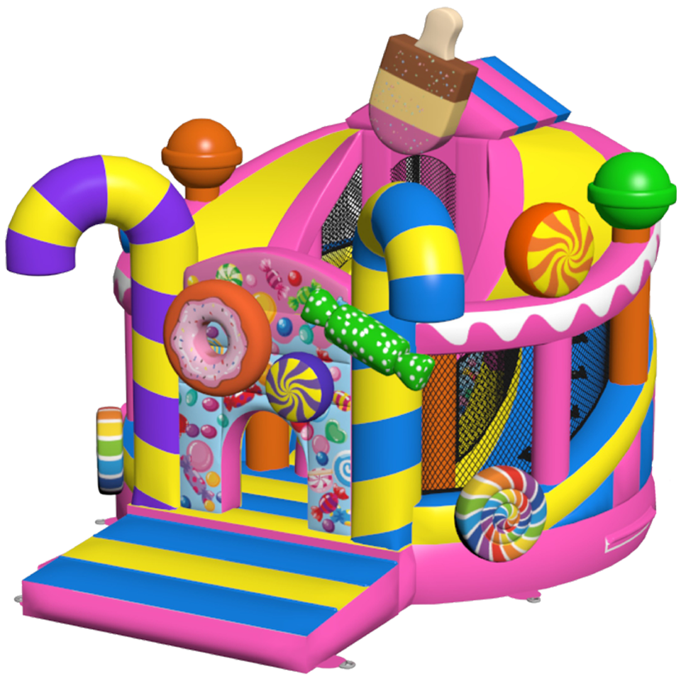 Twist N Slide Level Up dmuchany zamek