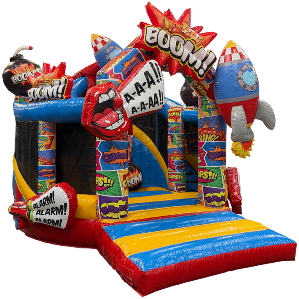Twist N Slide Comic Inflatable
