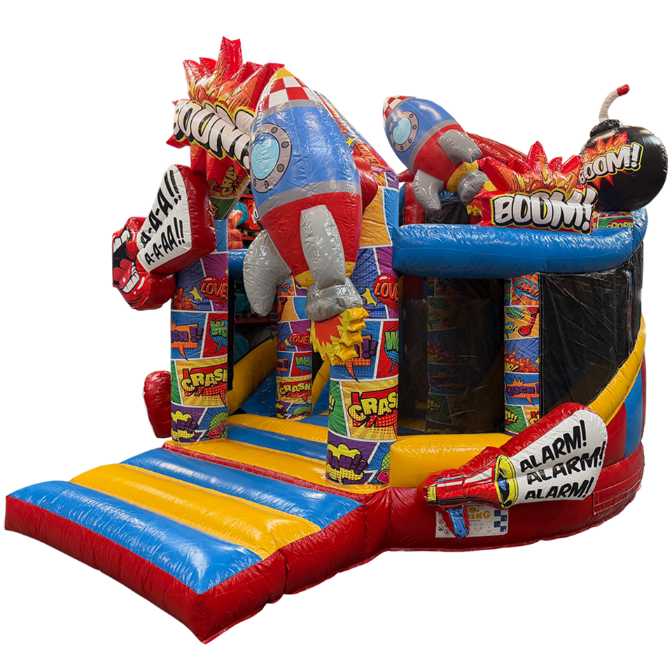 Twist N Slide Comic Inflatable