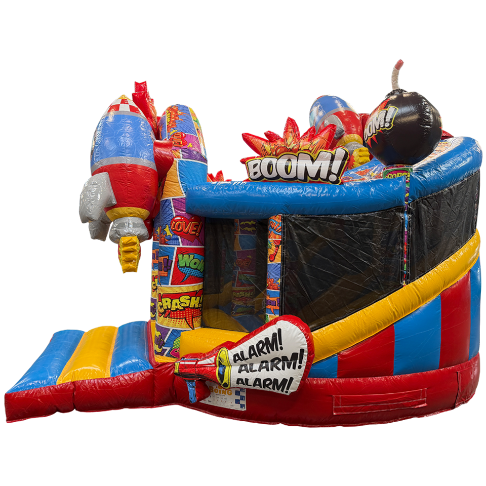 Twist N Slide Comic Inflatable